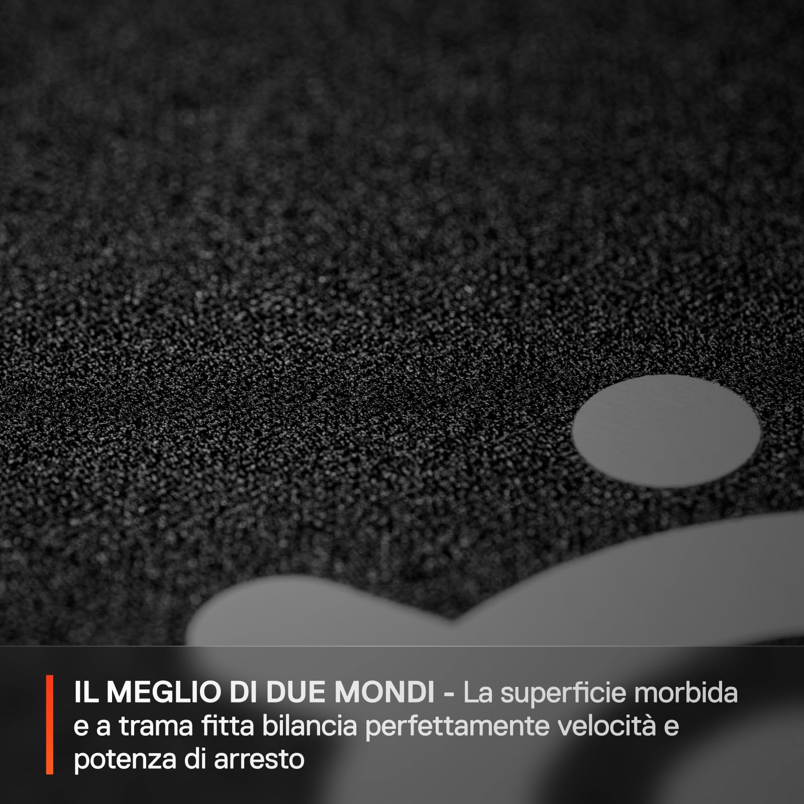 SteelSeries QcK XL Performance Balance, mousepad da gioco - Densità extra per scorrevolezza top - Cuciture ai bordi a basso profilo - Base in neoprene antiscivolo - 900 x 400 mm - FPS, MOBA, RTS, MMO