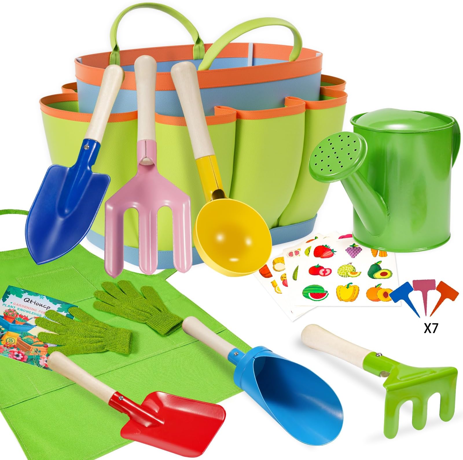 Little Gardener Tool Set with Garden Tools Bag for Kids