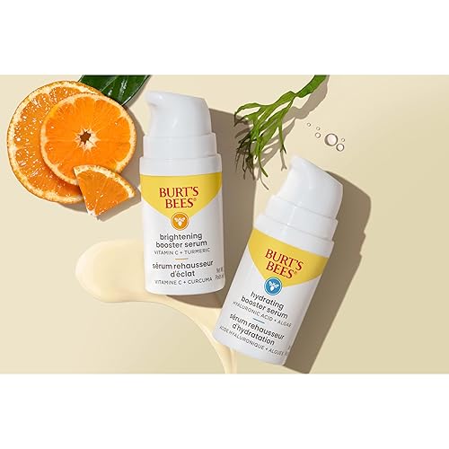 Miniatura 7 de Burts Bees Suero facial de ácido hialurónico hidrata y aumenta la piel de forma natural para un tono de piel más suave y brillante ligero con algas