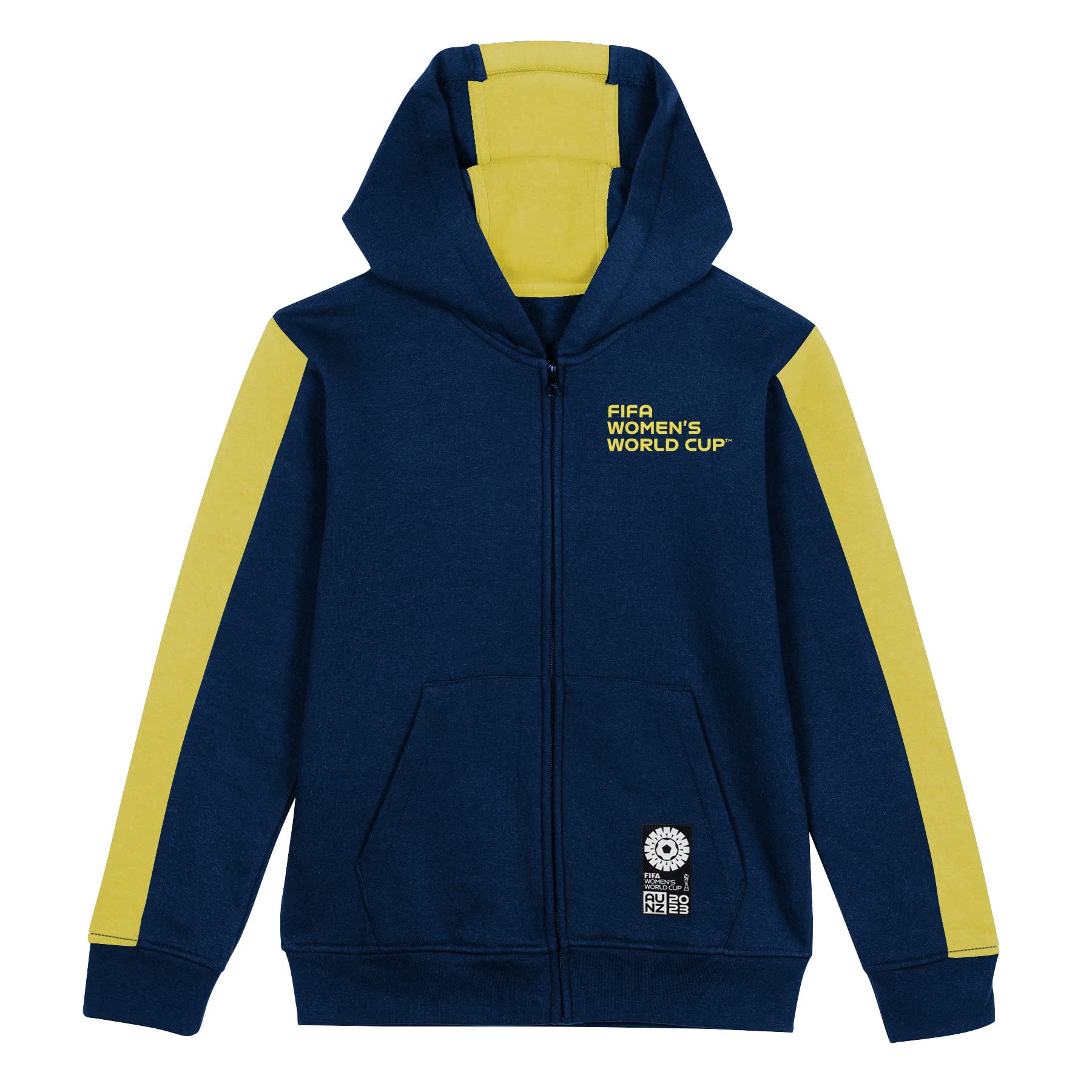 FIFA Official 2023 Women's Football World Cup Youth Team Zipped Hoodie, Brazil, Green, 8-10 years