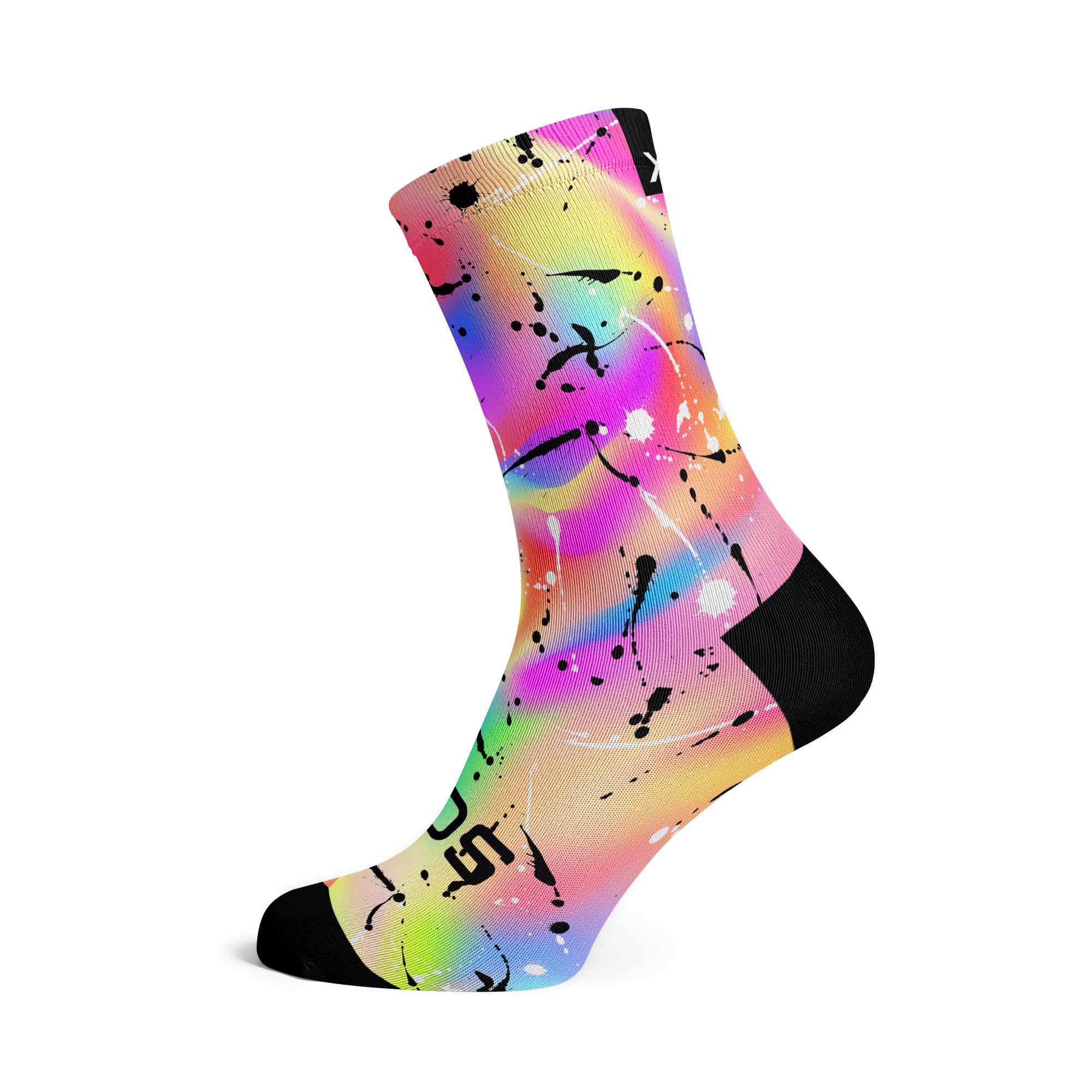 Sox Footwear Holographic Bright & Fun Premium Crew Men's Cycling Socks