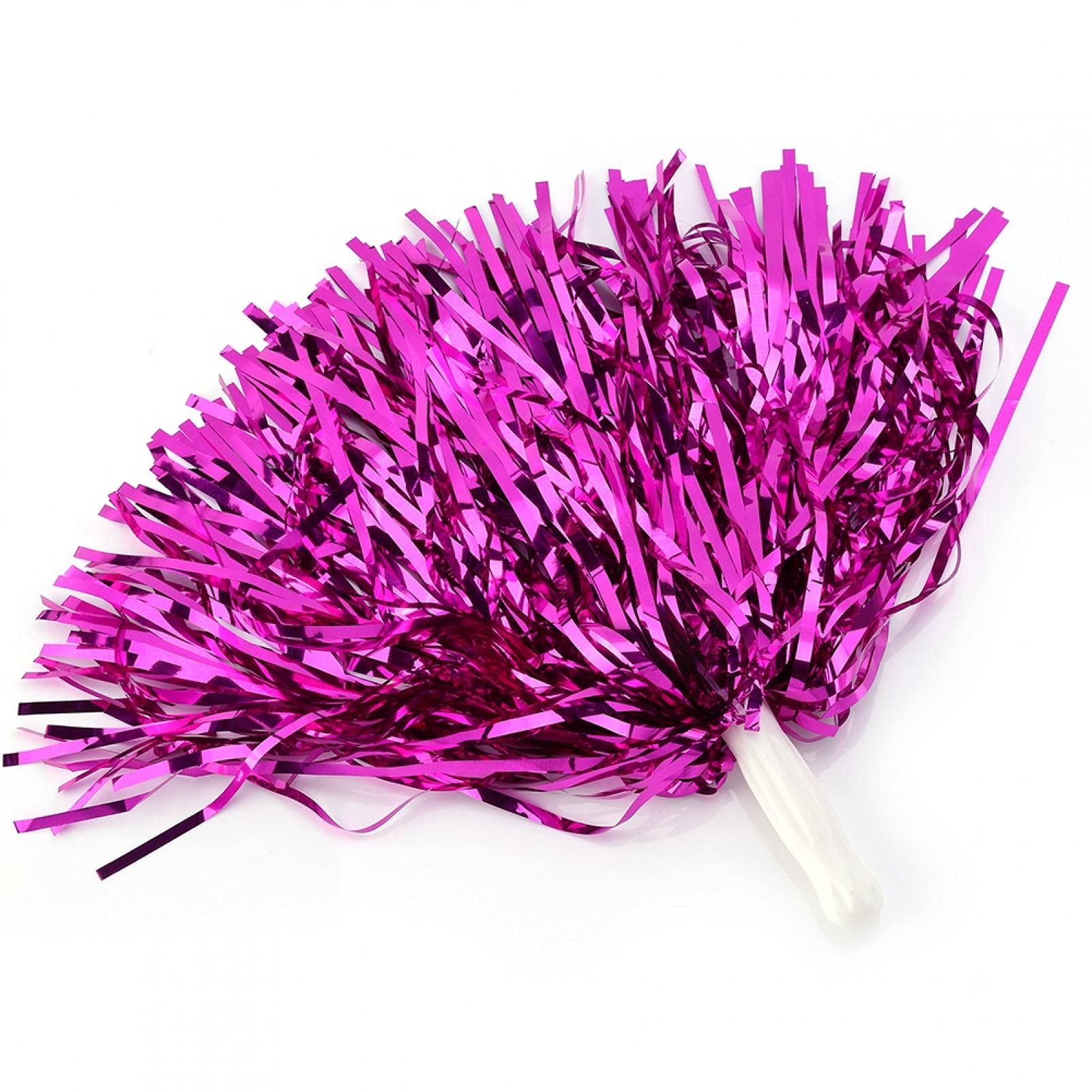 OUKENS Pompons de Pom-Pom Girl, 7 Couleurs 6pcs Pompons de Pom-Pom Girl Accessoire de Danse de fête Pompons de Sport Cheer