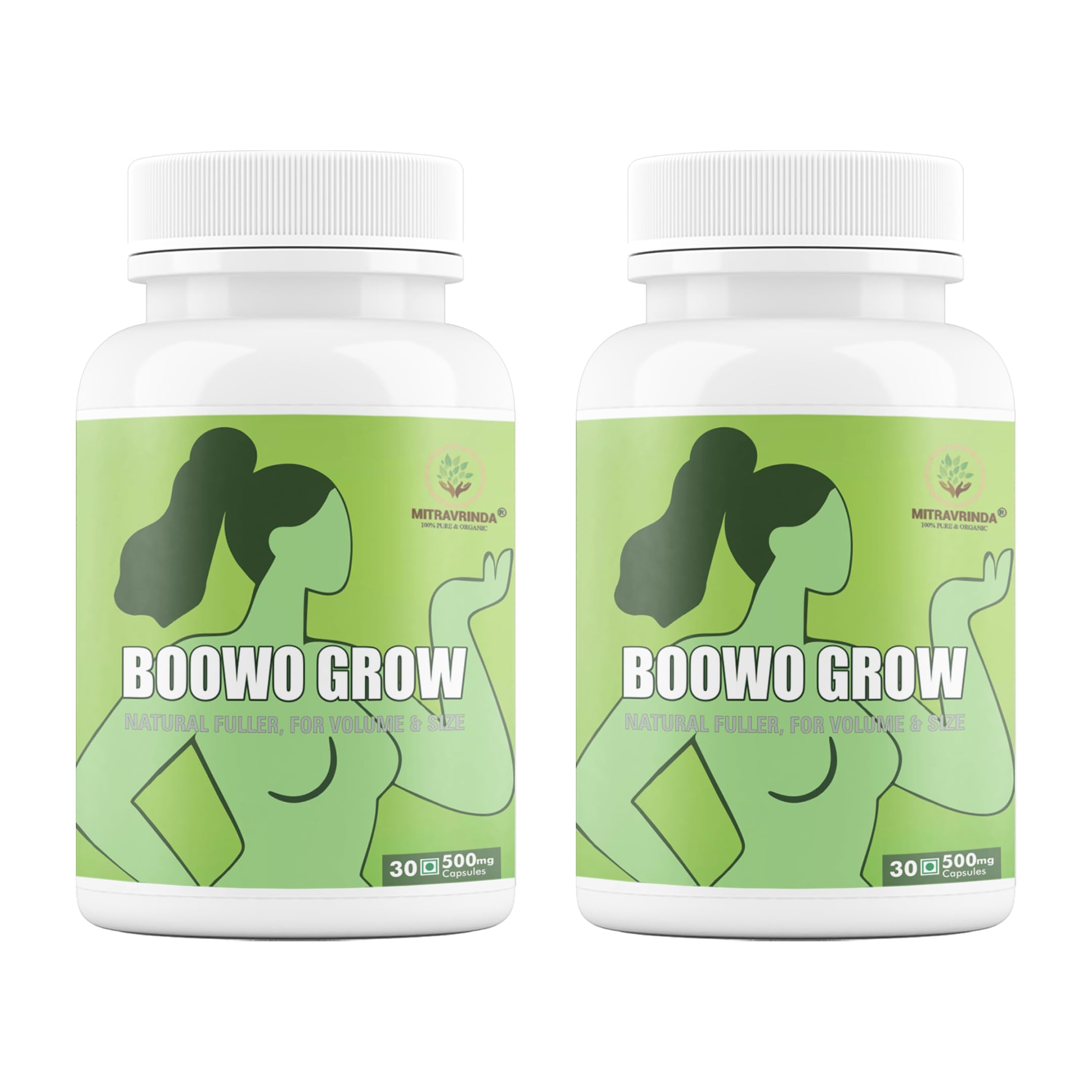 MITRAVRINDA Boom Grow Capsules For Women| 60 Caps With Shatavari, Fenugreek 60 capsules-image-48