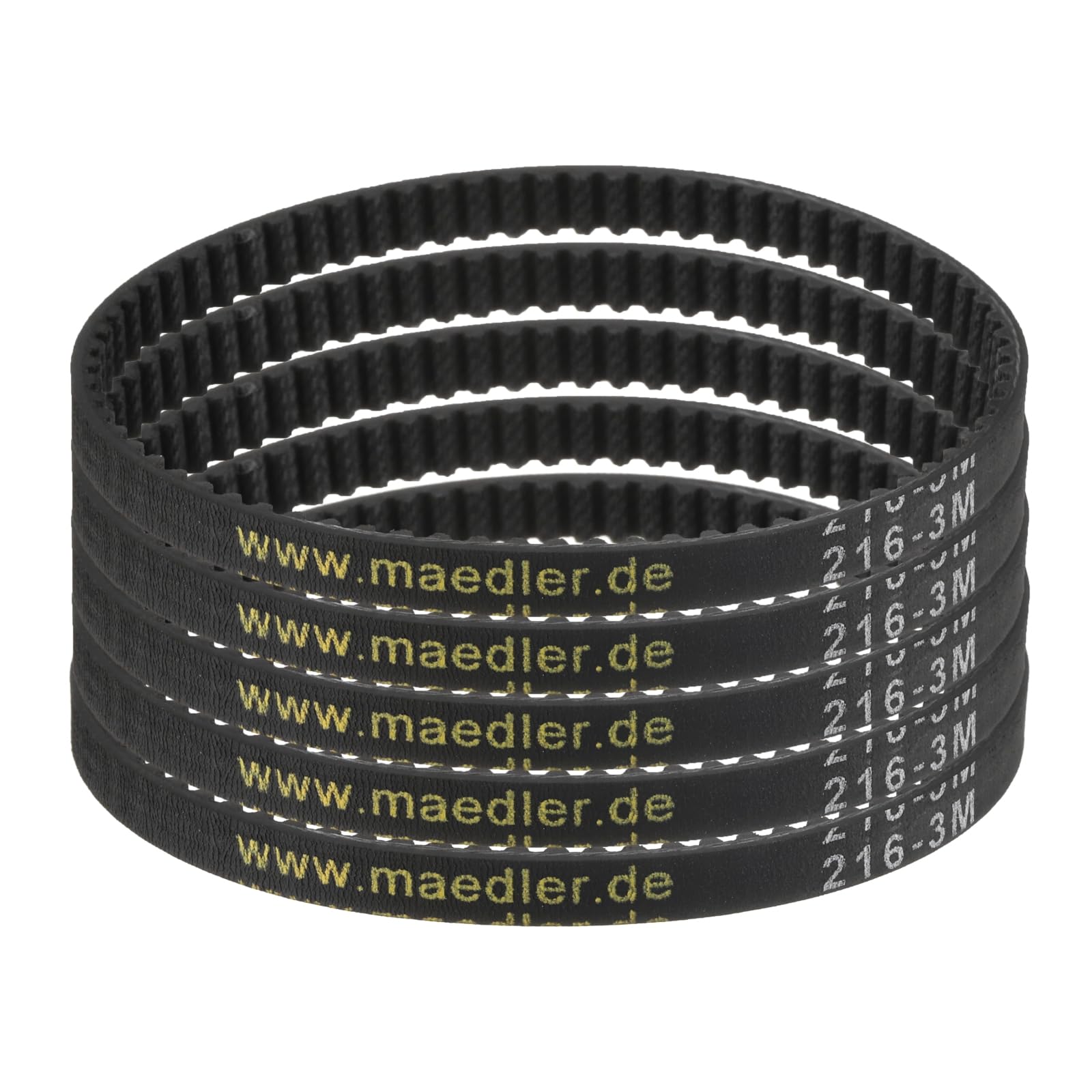uxcell 5pcs HTD-3M Rubber Timing Belt 67 Teeth, 201mm L x 6mm Wd x 2.4mm H — Amazon image 29