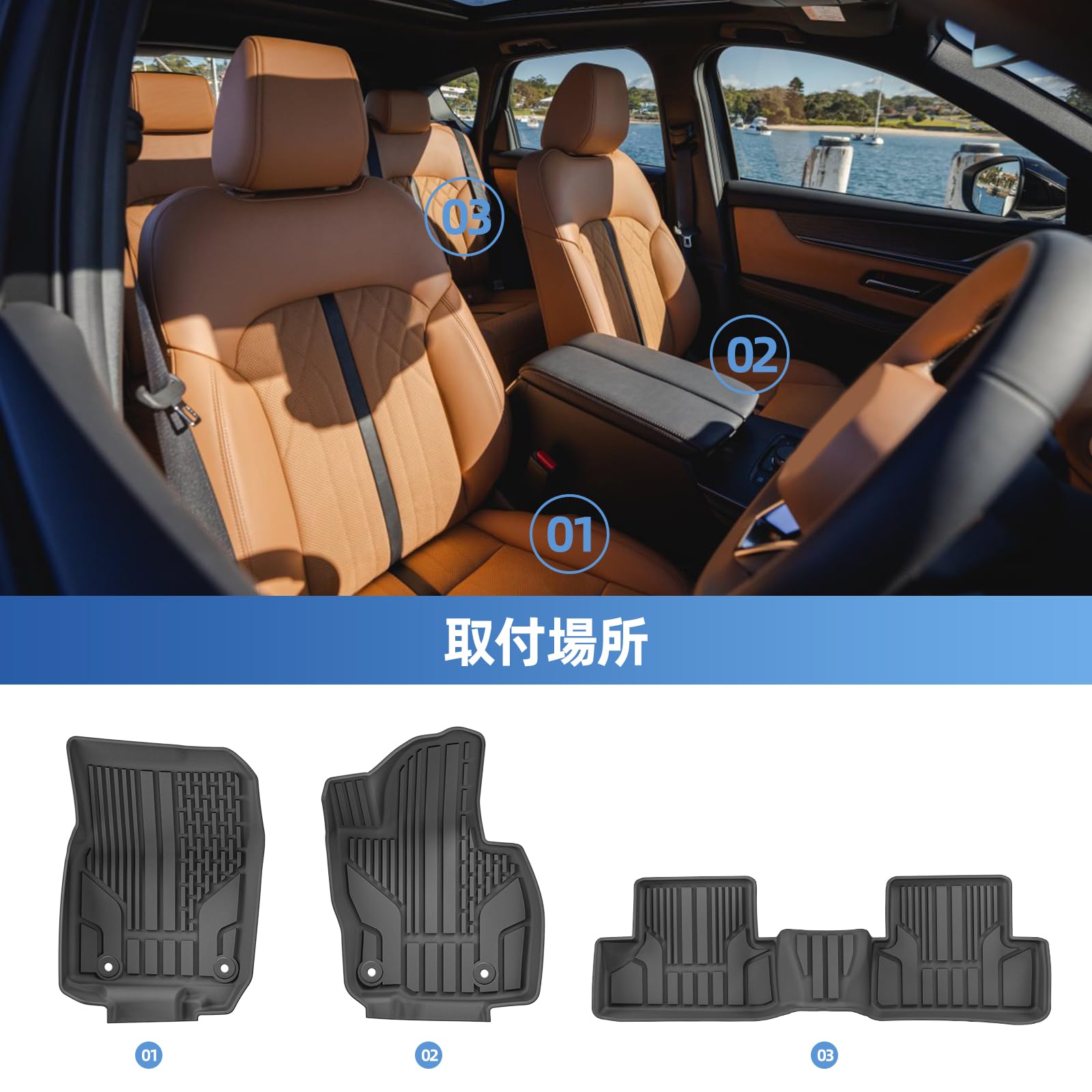 Amazon | ZUNDUO マツダ CX-60 CX60 R4.9-現行 フロアマット