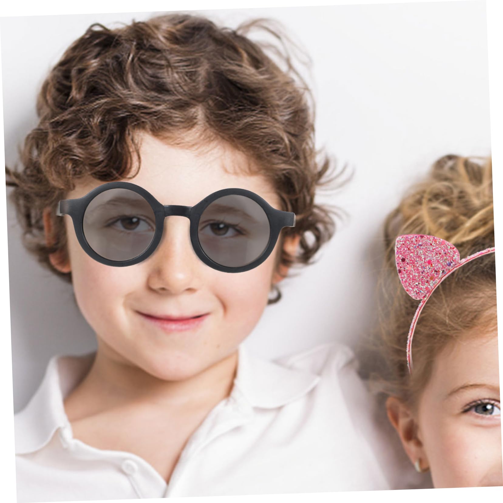 Ipetboom Children's Sunglasses Material Sturdy Fashionable Boys and Girls Folding Sunglasses for