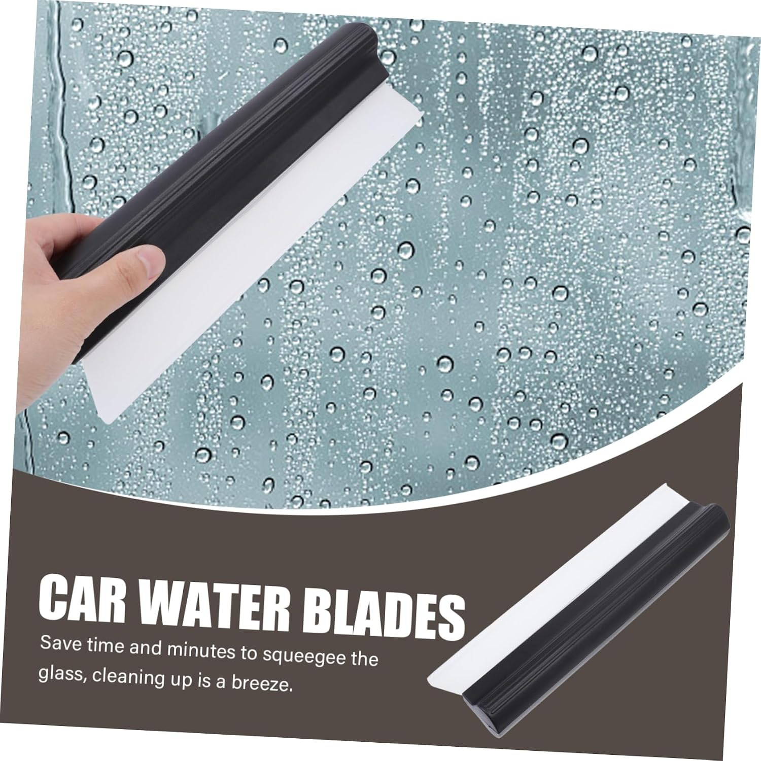 Car Window Cleaning Tool Glass Squeegee Blade Mirror Water Squeegee Efficient Car Cleaning Practical