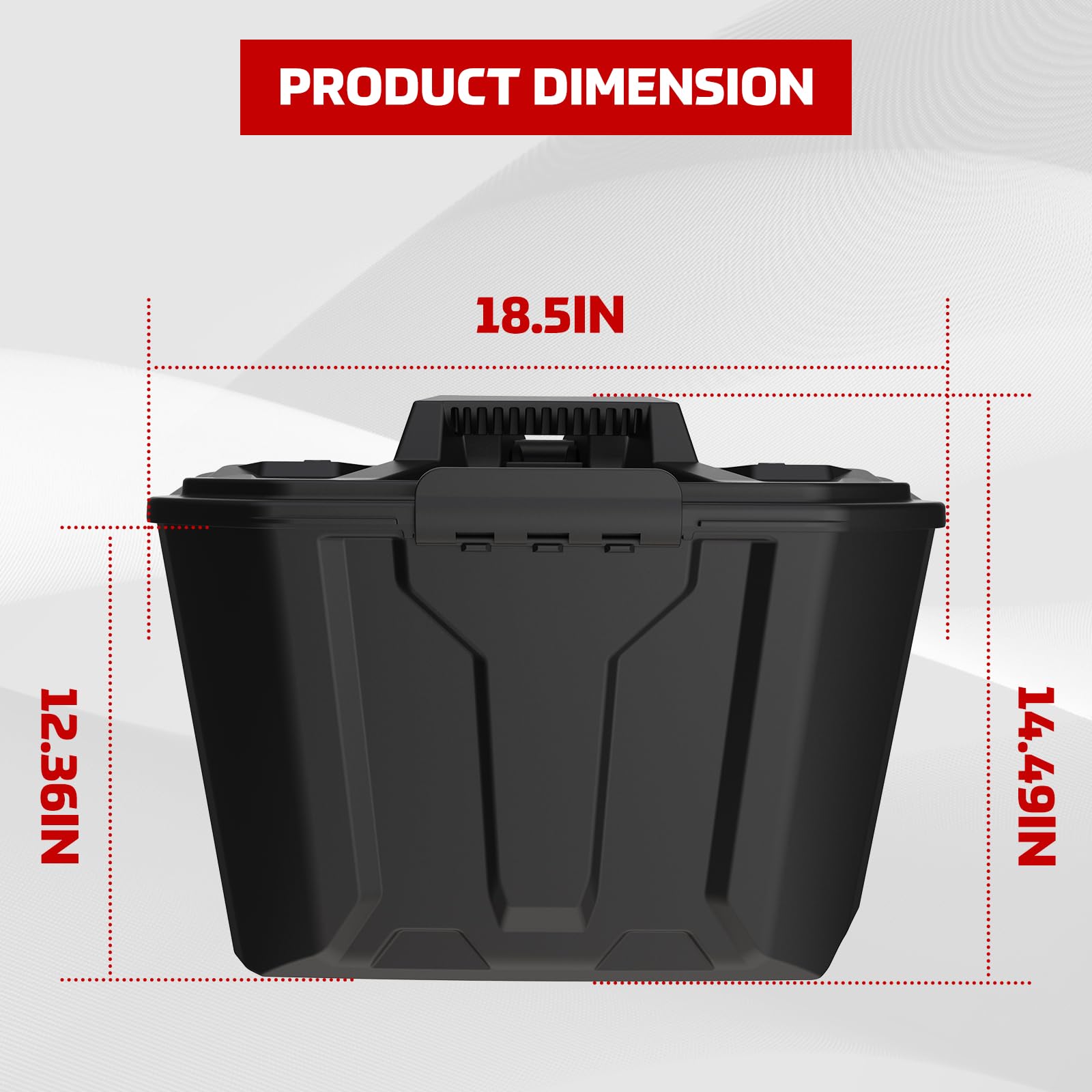 Can Am Defender - Caja de almacenamiento para debajo del asiento, contenedor de almacenamiento extraíble para Can Am HD5 HD7 HD8 HD9 HD10 MAX 2016-2024 accesorios, repuesto #715003314