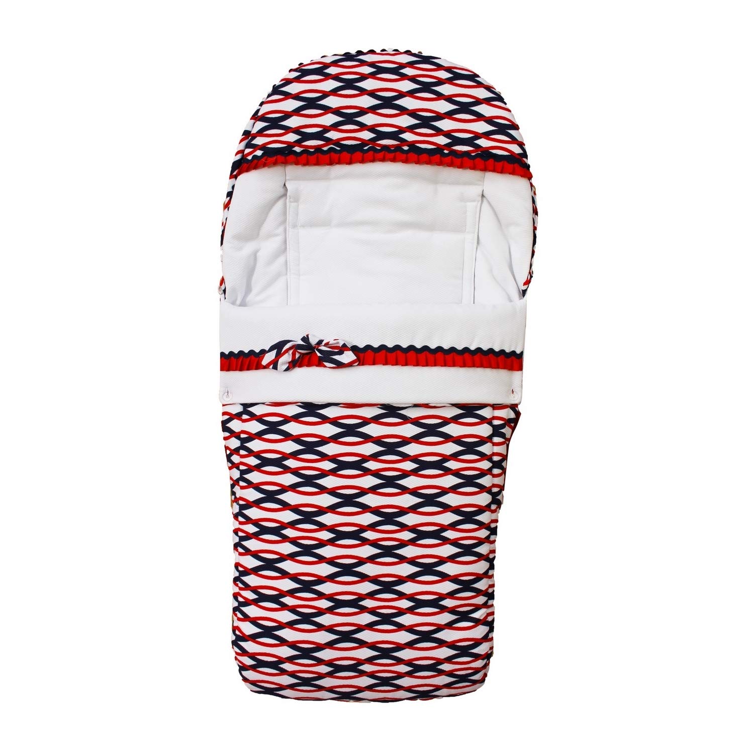 Saco Silla de Paseo Universal Rosy Fuentes- Saco Carrito Bebé - Funda de silla de paseo - Equipado para ser Ajustado perfectamente 0-marino