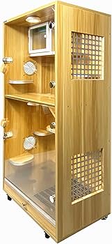 Amazon | 「組立完成品発送」チンチラゲージセット 小動物飼育ケージ