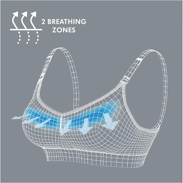 Medela soutien-gorge de maternité et d'allaitement sans coutures Keep Cool avec 2 zones de respiration, tissu doux au toucher pour un maintien confortable, - 4