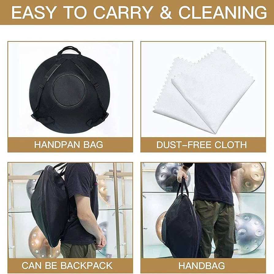 Amazon.co.jp: 432 hz handpan steel drum 9 notes 22インチd