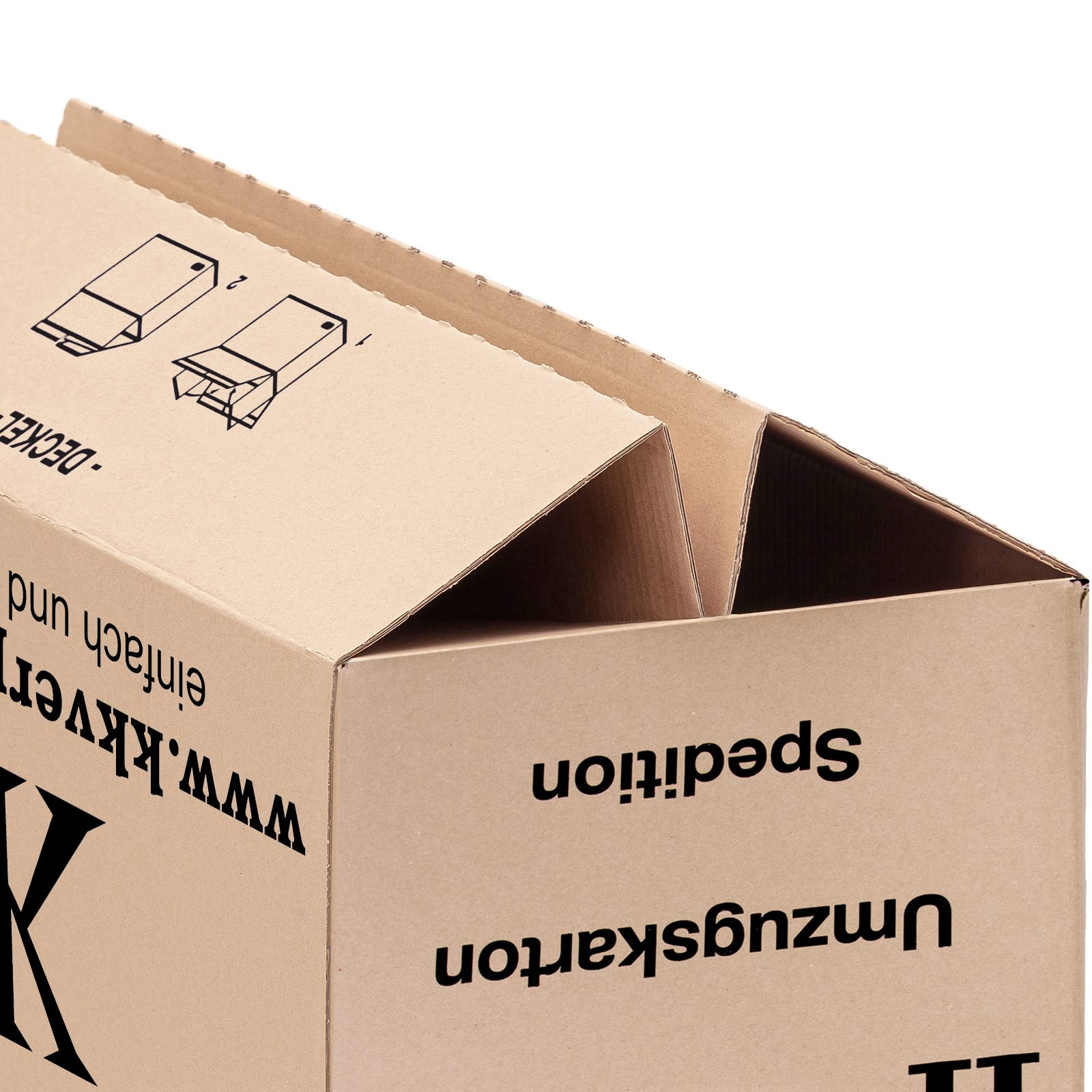 10 UMZUGSKARTONS 2-WELLIG 40 KG MOVEBOX | Verpackung & Industrie