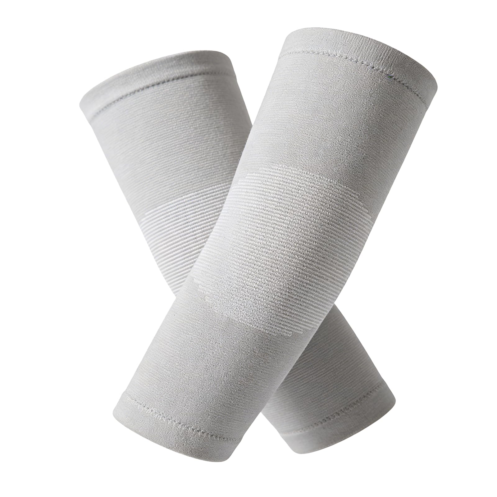 Kniebandage für Männer Damen - Bambus Kompressionsbandage für Arthrose Athletics Sportbandage Kniestütze - Elastische Braces Pads Warmer Schutz Knie Unterstützung 1 Paar (Grau, XL)