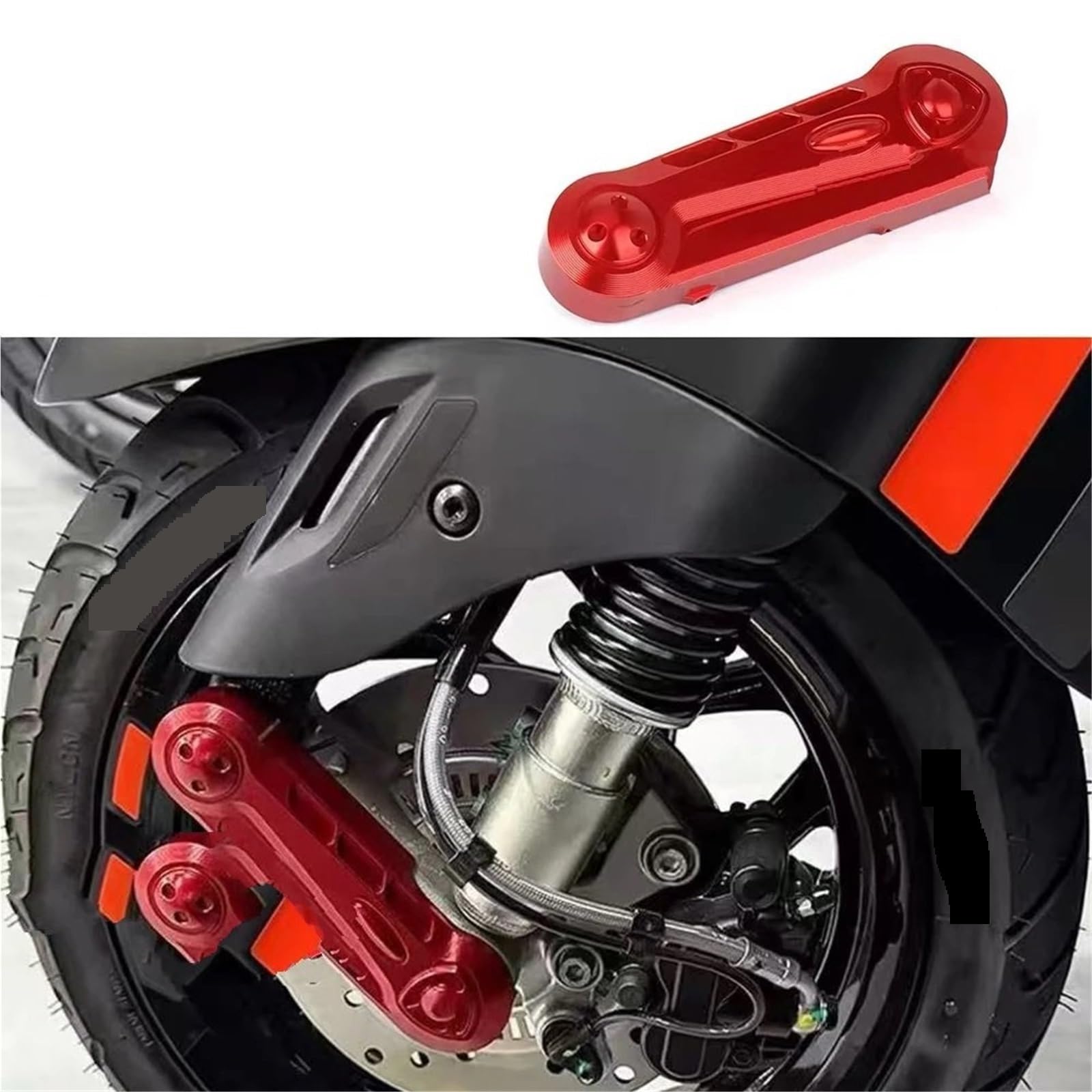 Osłony Tarcz ABS Pasuje Do GTS300 Sprint 150 Primavera Osłona Wahacza Przedniego Koła Tarczy Hamulcowej(Copper)