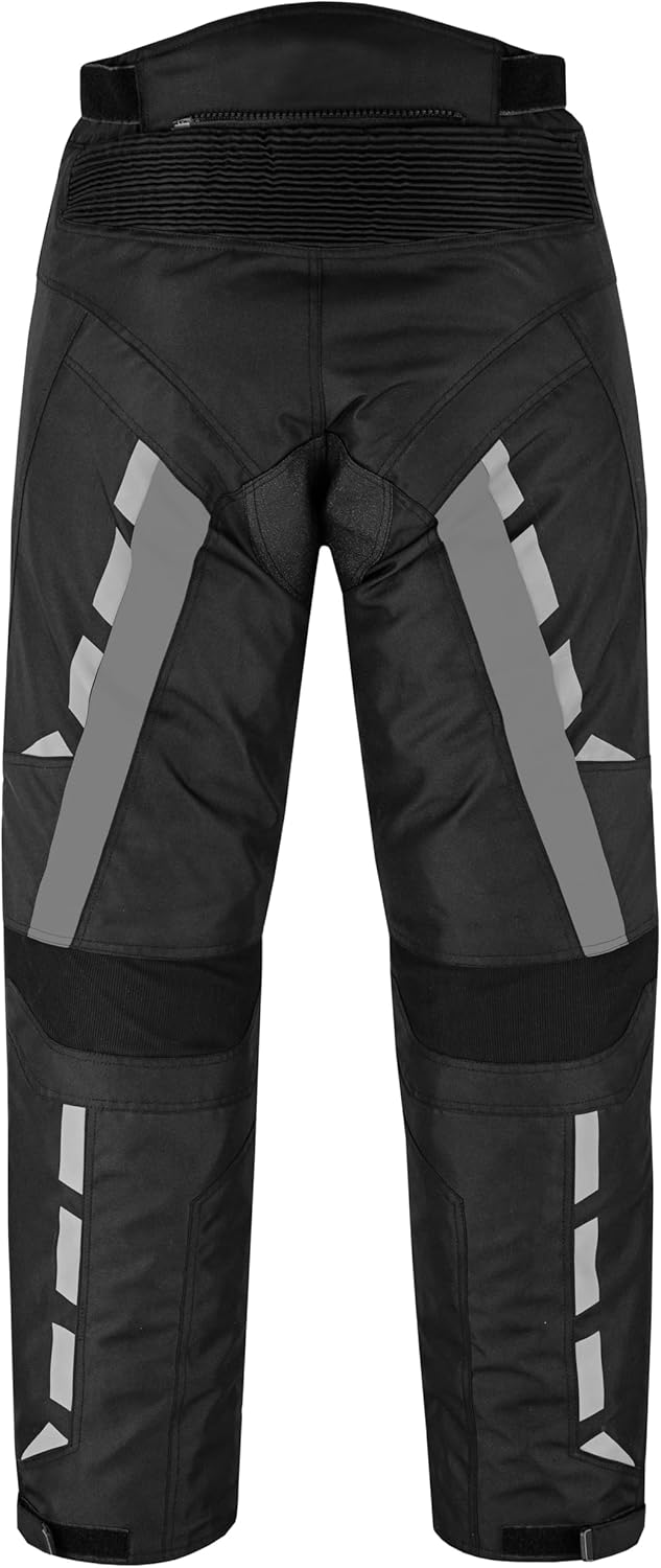 Men’s 2 Piece Motorcycle Suit Waterproof CE Armoured Jacket & Pants | All Weather Biker Gear Cordura Fabric, Protective