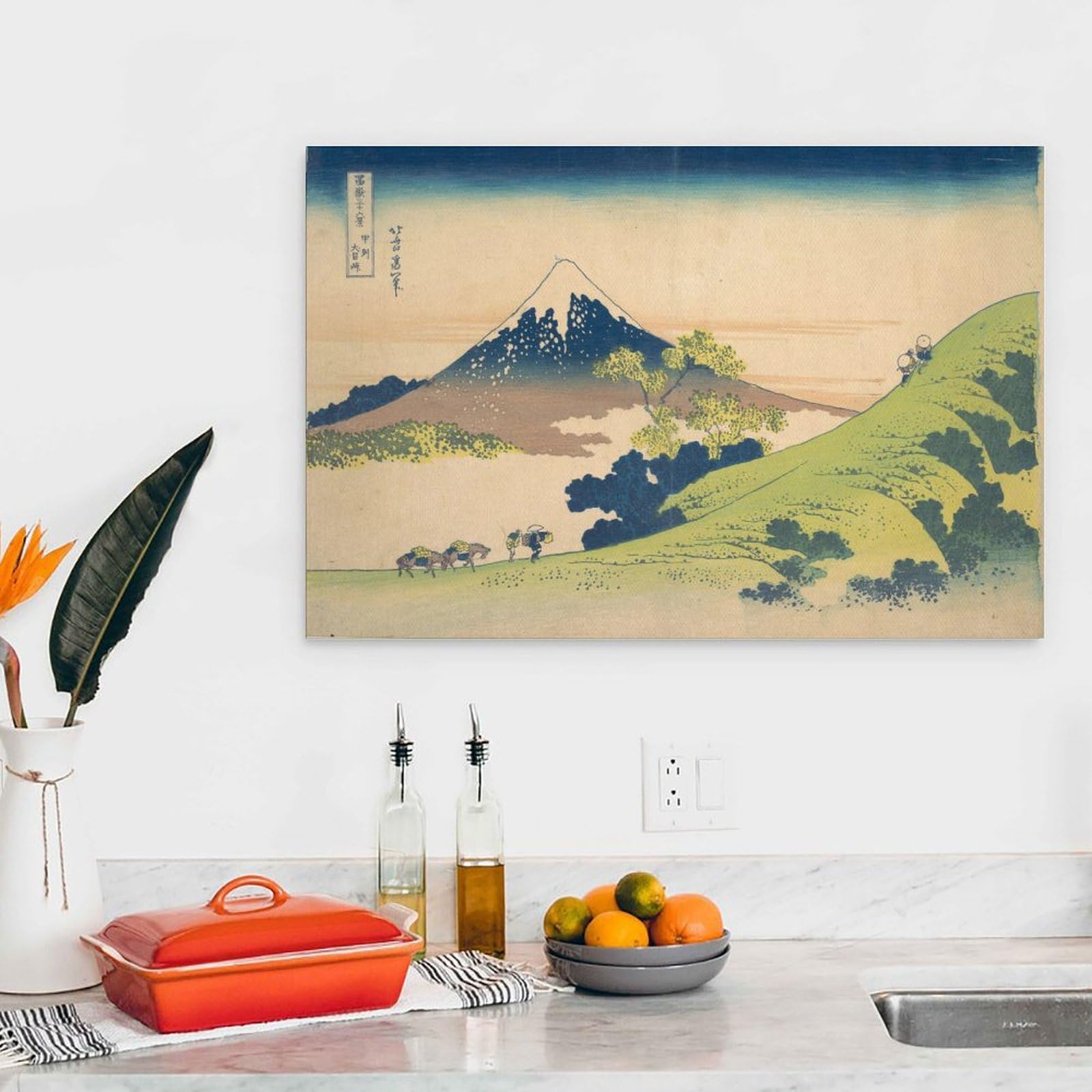 Peinture Japonaise Vintage Du Mont Fuji - Art De Paysage - Poster