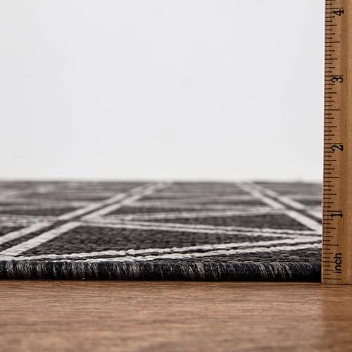 Miniatura 2 de Keen Home Design Alfombra de exterior lavable de 6 x 9 pies para interiores y exteriores, para patio, balcón, cocina, jardín, playa, terraza y