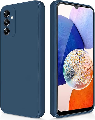 Funda de silicona compatible con Samsung Galaxy A14 5G4G, cuerpo completo, sedosa, suave al tacto, con protección de cámara, a prueba de golpes, con