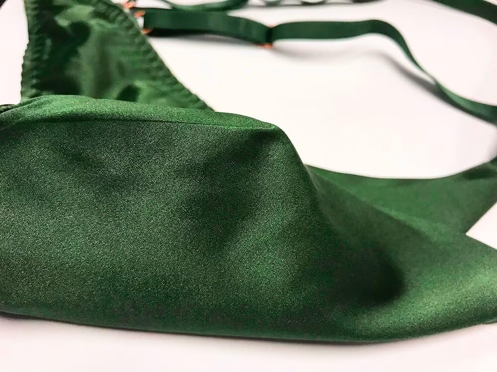 SilRiver Women's Silk Soft Cup Wireless Bra Bralette Top with Smooth Satin - Image 5