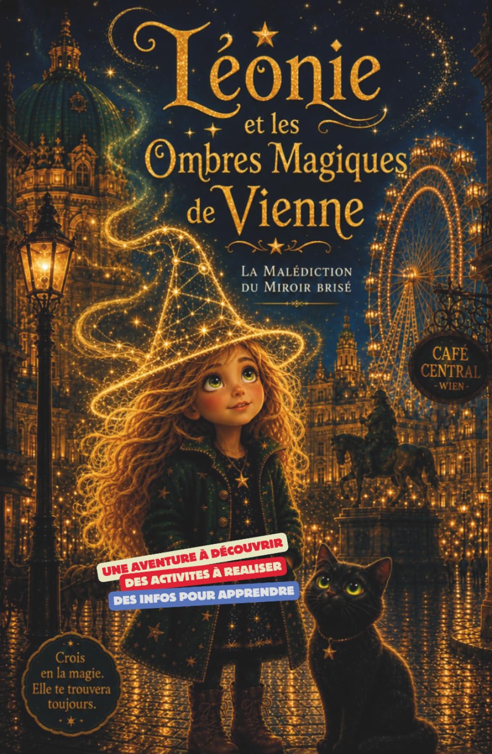 LÉONIE et LES OMBRES MAGIQUES de VIENNE: Les Aventures enchantées d'une Jeune Sorcière ** Activités ** Livre illustré ** Informations éducatives