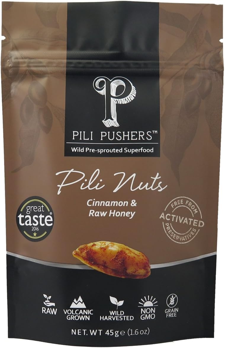 Cinnamon & Raw Honey Pili Nuts (45 grams)