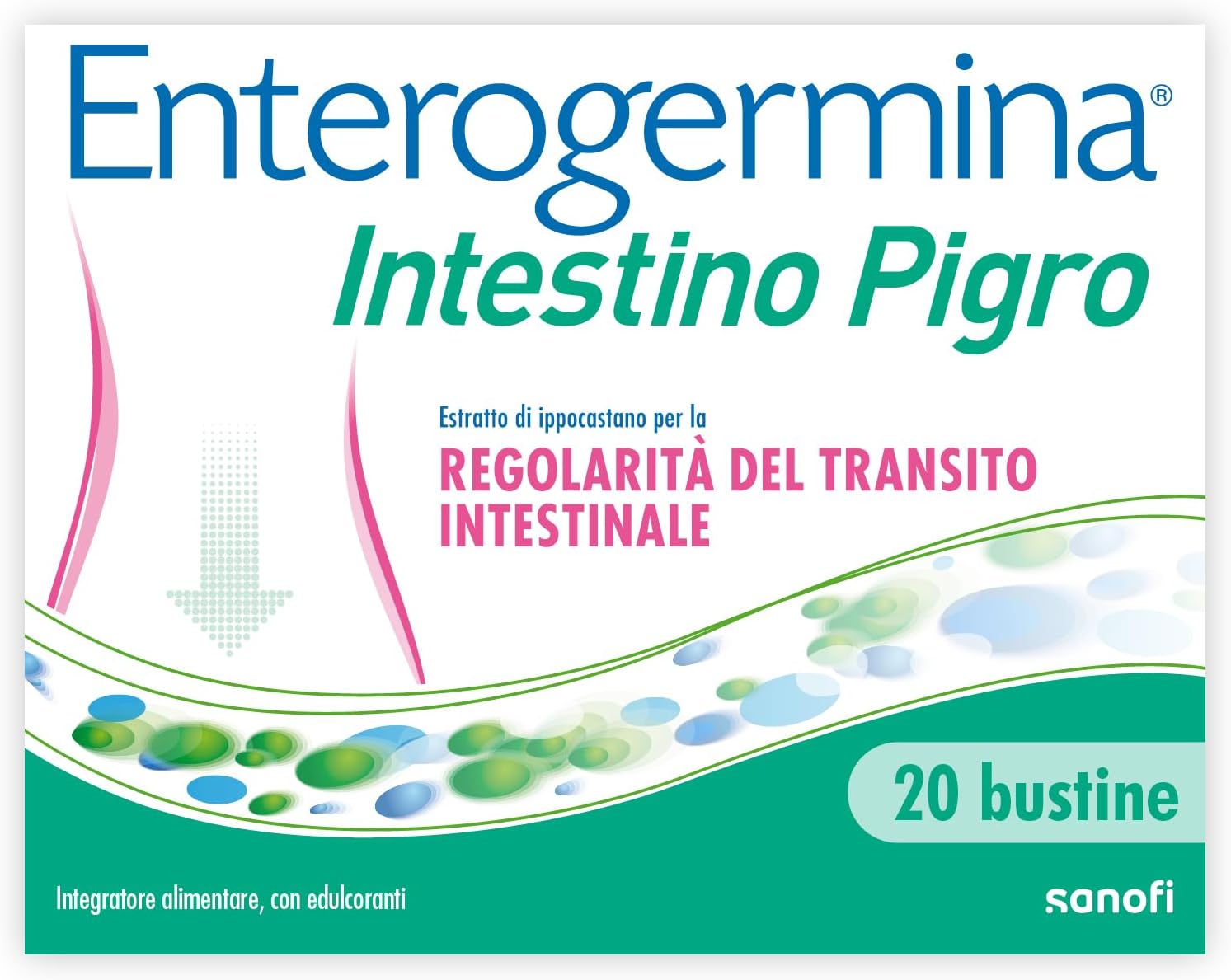 Enterogermina Intestino Pigro, Fermenti Lattici per Adulti Integratori a base di Probiotici ed