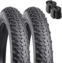2 COPERTONI 20 X 4.0 X FAT BIKE + 2 CAMERE D'ARIA E-BIKE GOMMA 20'' COPPIA PNEUMATICI TASSELLATO MTB BICI ELETTRICA NERO RIGIDO 20X4.0 (100-406)