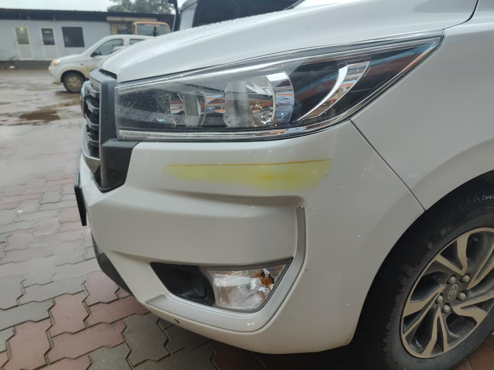 Autokaar Car Front and Rear Bumper Corner Guard Protection Chrome Line