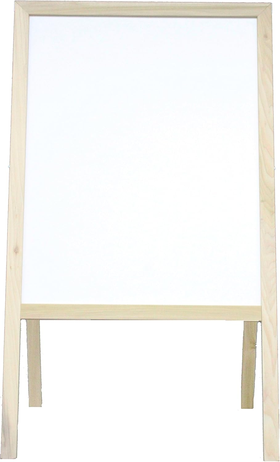 Flipside Products Marquee Easel, Natural Hardwood, White Dry Erase/Black Chalkboard, Menus, Announcements, Restaurants, Coffee Shops, Sale