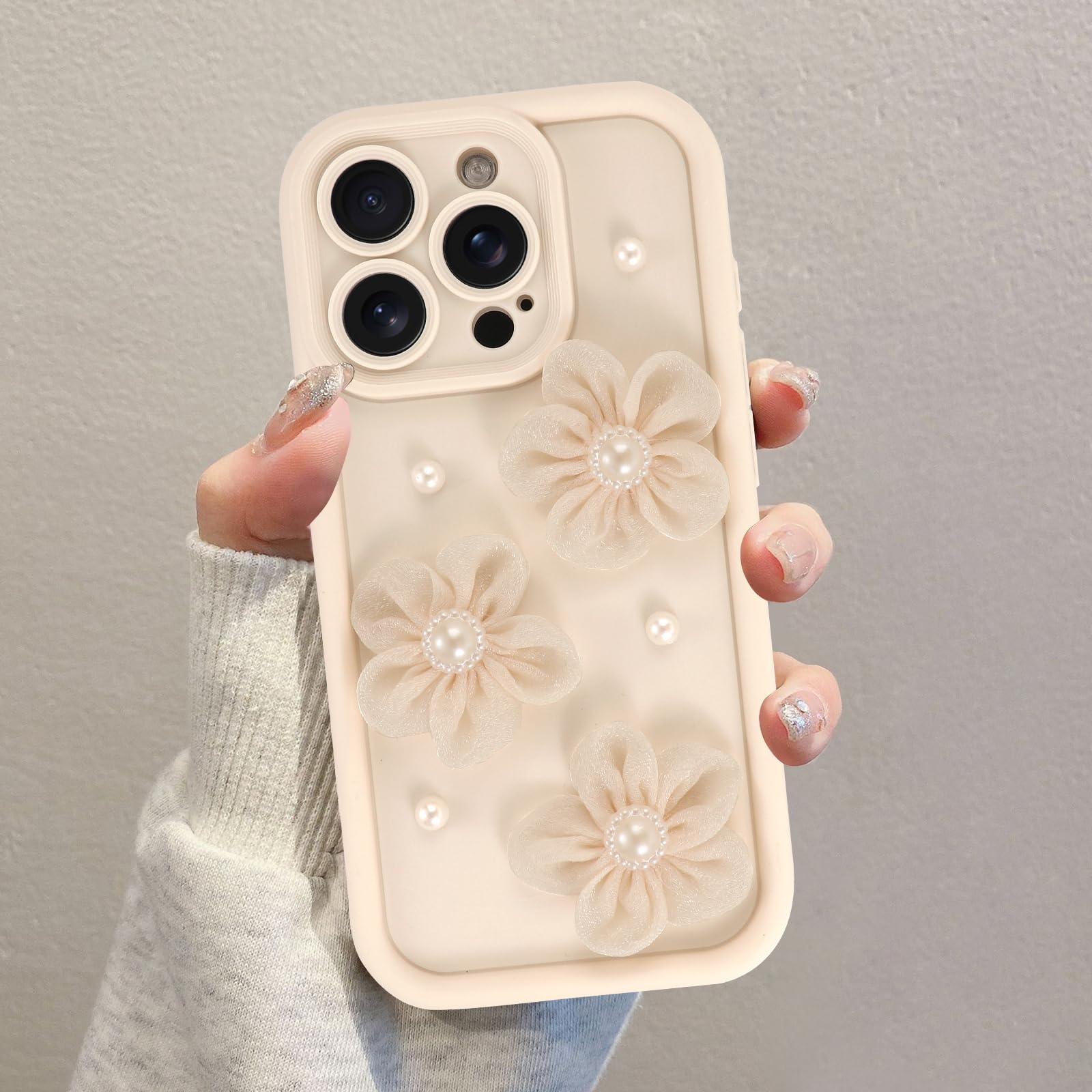 Coque iPhone 15 Plus transparente anti-rayure avec motif jaune doux