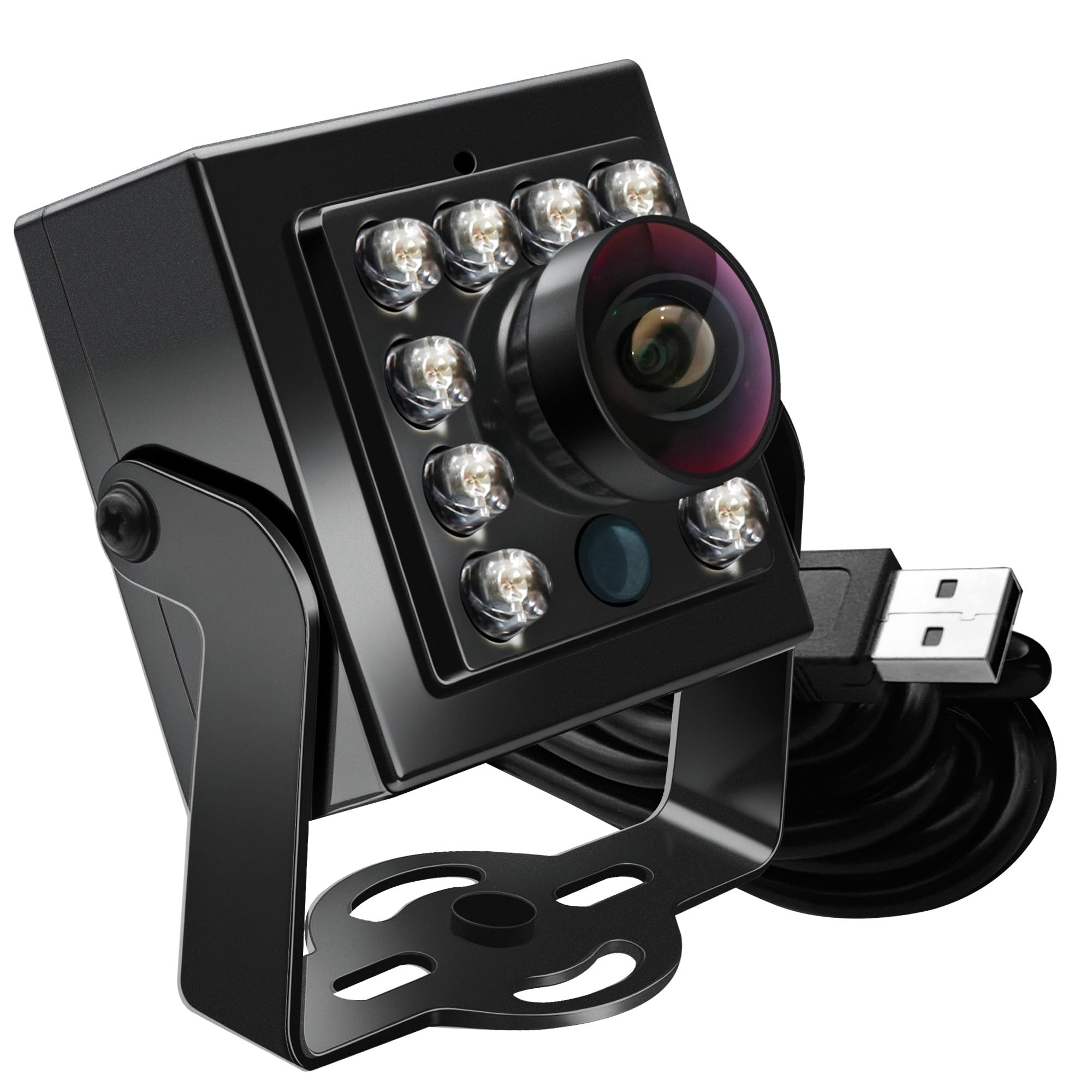 Svpro Cámara USB 1080P de visión diurna y nocturna para ordenador, 2 MP, conmutación automática de IR-CUT, captura de imagen todo el día, USB 2.0, OV2710 Webcam Board con LED IR para Windows, Linux