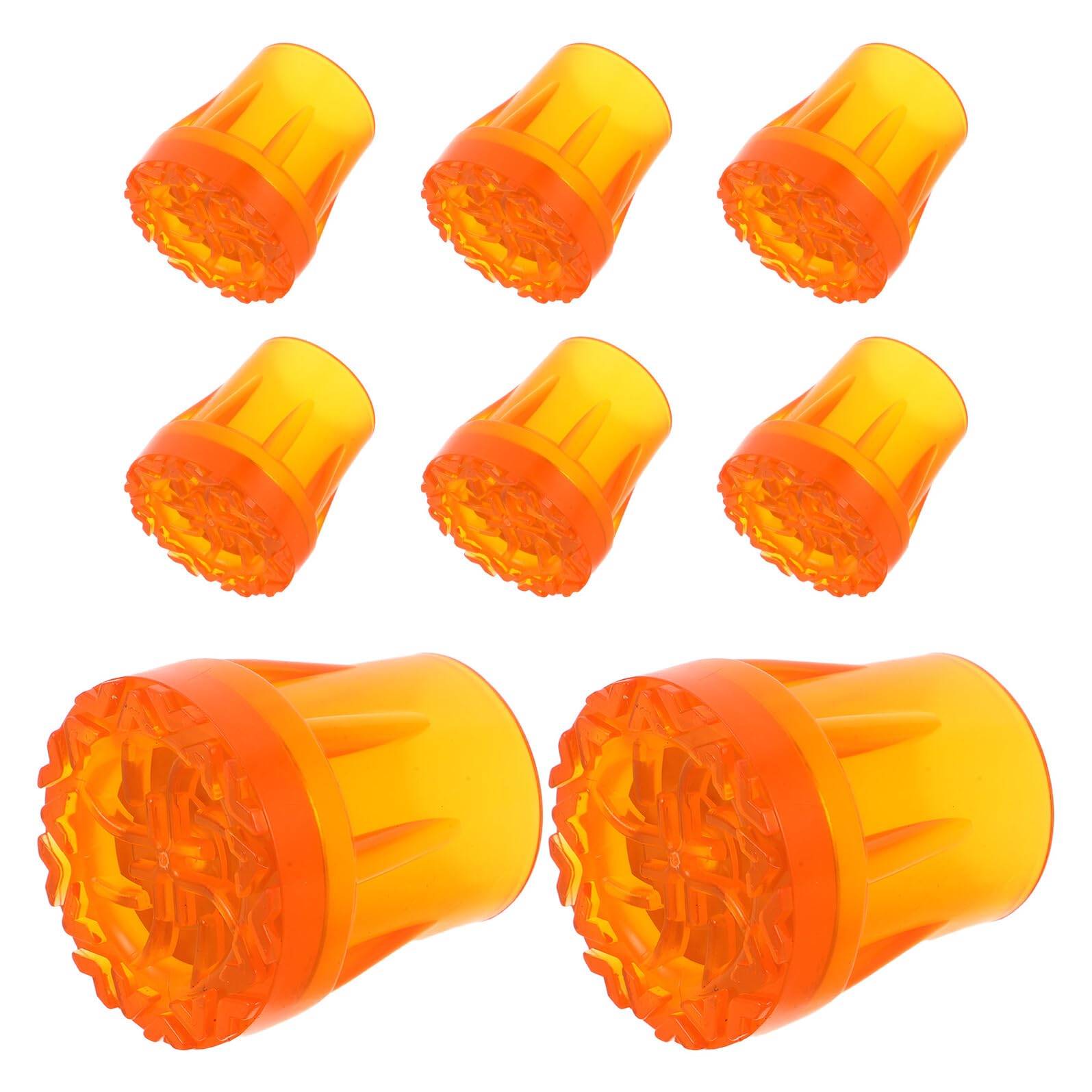 PLAFOPE 8 Piezas Tapas Antideslizantes para Muletas de Almohadillas de Caucho Oxford Resistentes para Bastones y Andadores Soporte Seguro y Absorción de Impactos para Personas Mayores y