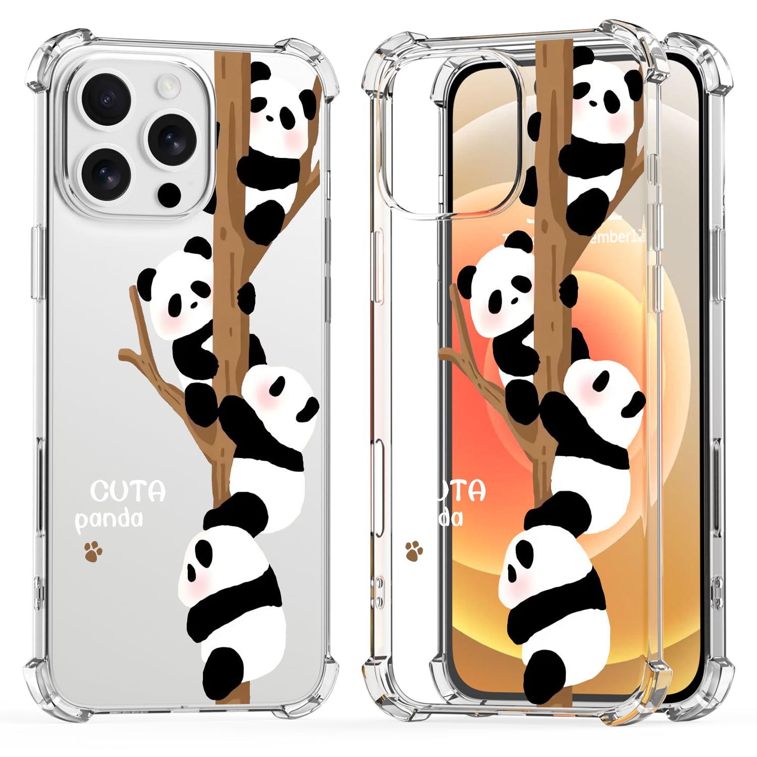 Coque panda iPhone 15 Pro Max protection flexible antichoc - 8