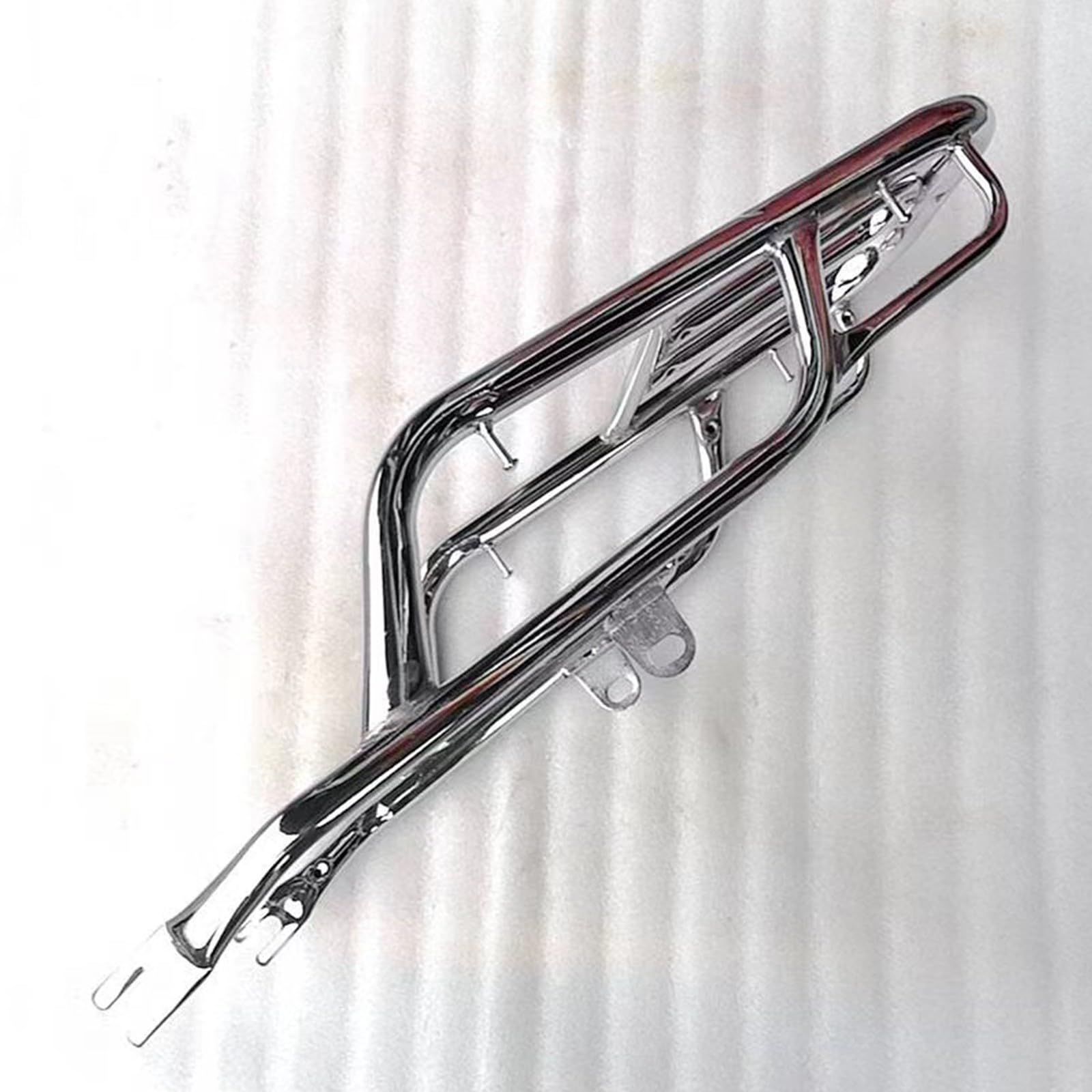 Uchwyt Bagażowy Tylny Kompatybilny z Suzuki GN125 HJ125-8, Chrom, Przedłużka, Uchwyt na Topcase, Akcesoria Motocyklowe