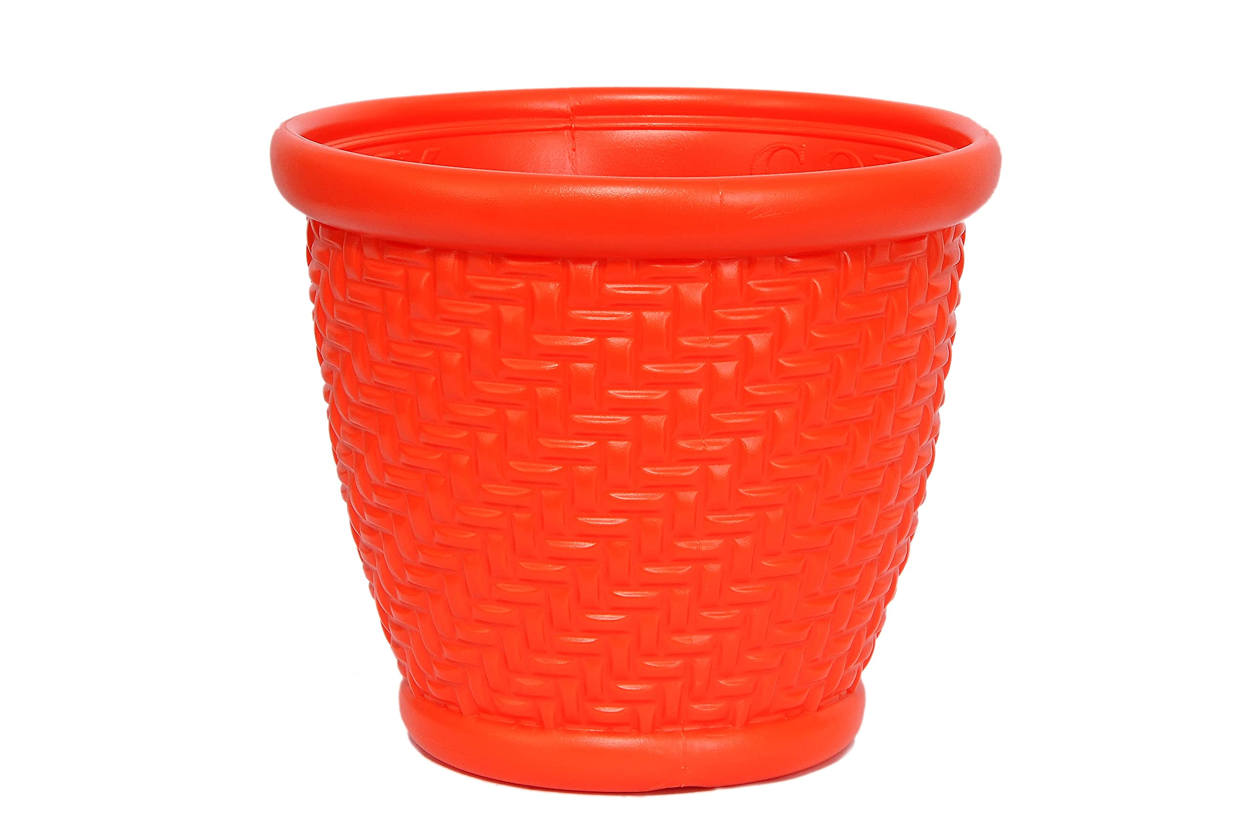 NATURES PLUS AV Coral Plastic Flower Pots for Garden Planters 9 Inches Diameter(Red, Pack of 3) (B0974YJQ16) Amazon Price History, Amazon Price Tracker