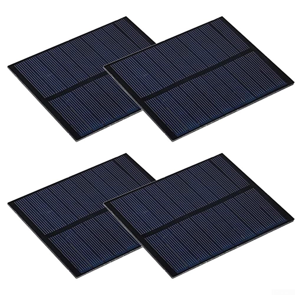 Mini celle solari per progetti fai da te quattro pannelli a 5V e 230mA corrente di uscita