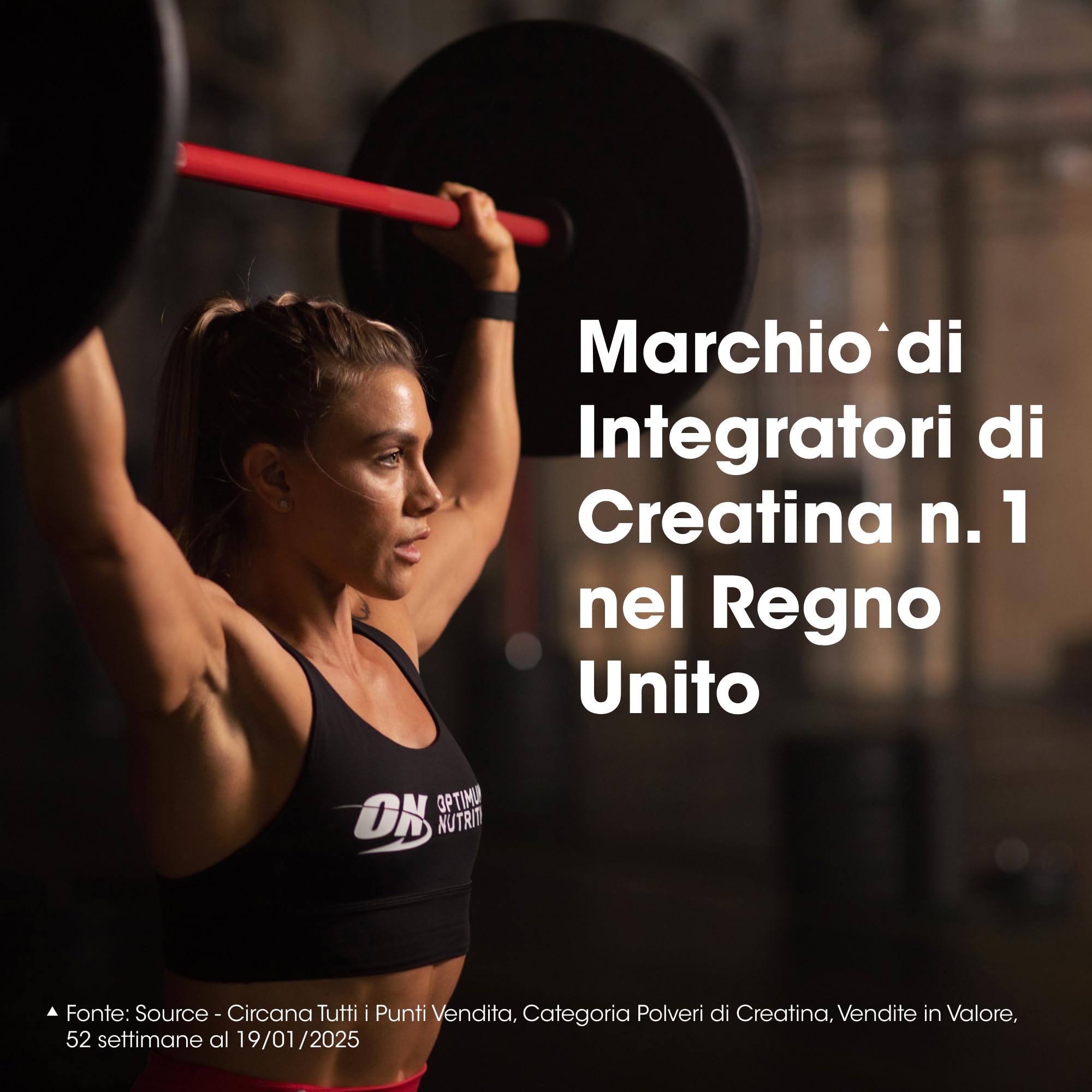 Optimum Nutrition Creatine Tablets – 3 g di Creatina Monoidrato per Porzione per Supportare le Prestazioni Durante l’Allenamento ad Alta Intensità – 60 Porzioni (180 Compresse)