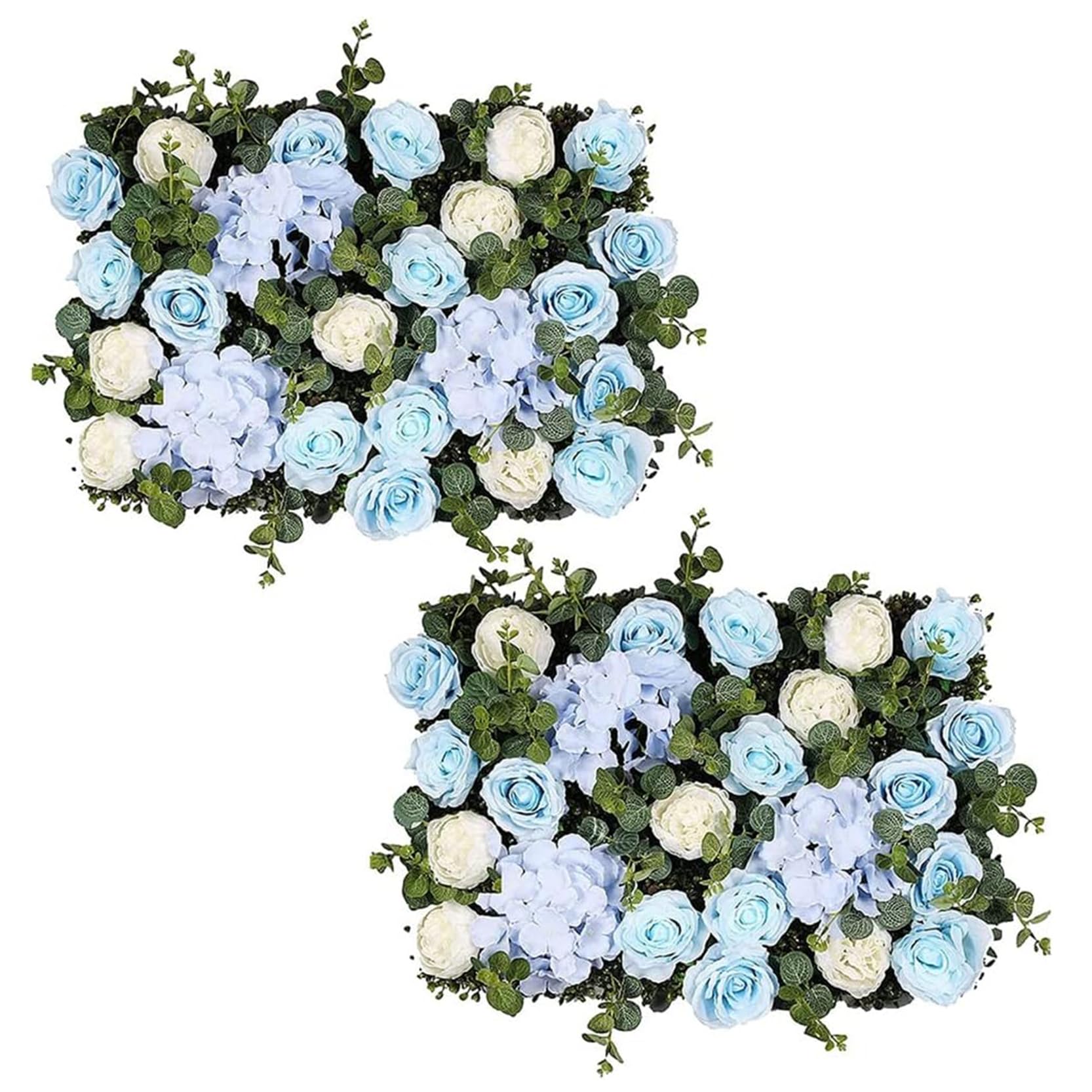 Faux roses fleur artificielle toile fond floral - Mur de roses 3D pour décoration de salle