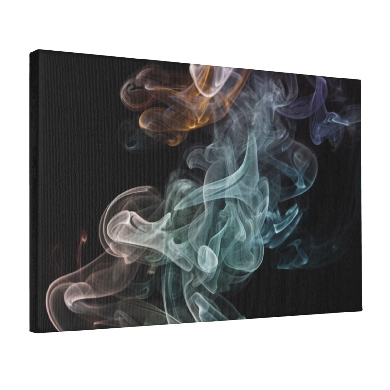 DWVTSLH Psychedelic Smoke Poster Paintings Canvas Wall Art Bedroom Prints Home Decor Hanging Picture Modern Home Artworks Aesthetic for Living Room Office Wall Decor 12x18in Unframed