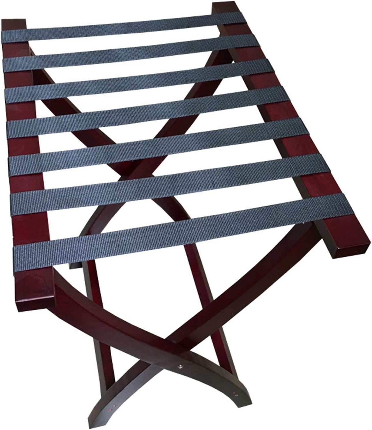 Luggage Rack, Shoe Rack， Folding Storage Rack, Hotel Room Special Rack, Hotel Furniture Hotel Luggage Rack (Color : Red, Size : 60x47x67cm)