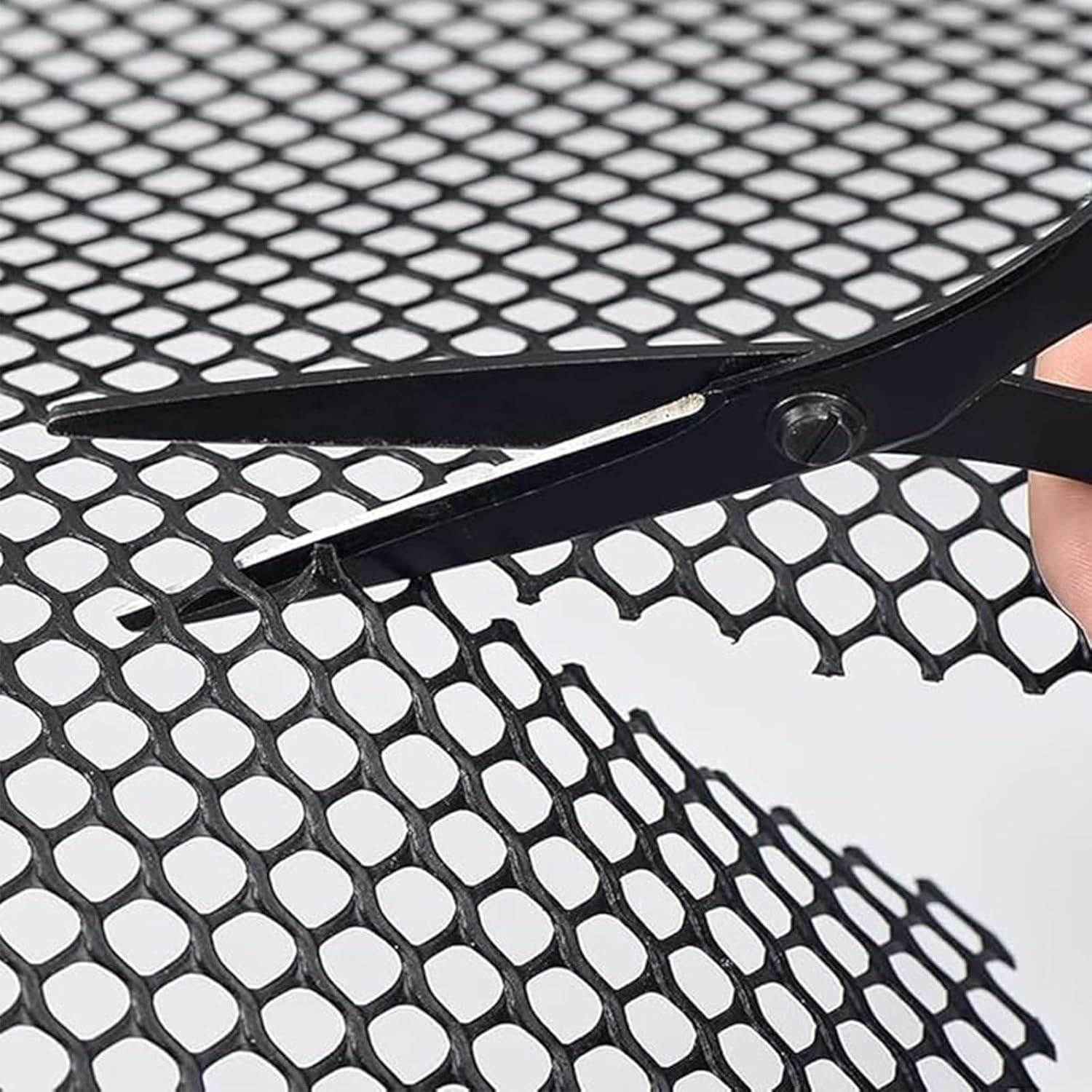 MAISHI 24" x 10 Ft Cat Balcony Netting, 1/2" Mesh Plastic Pet Safety Guard for Patios & Railings, Rustproof Alternative to Metal Wire, Durable & Paws-Safe Barrier, Easy Cut DIY Install, Black