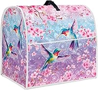 Vista 28 de Funda para batidora de Navidad para cocina de 6 a 8 cuartos de galón, cubiertas antipolvo para electrodomésticos pequeños universales para freidoras