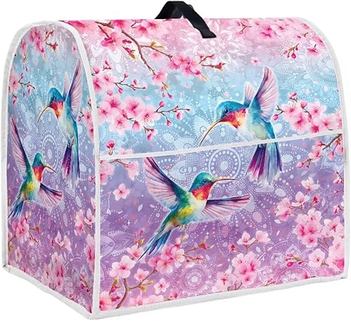 Miniatura 28 de Funda para batidora de Navidad para cocina de 6 a 8 cuartos de galón, cubiertas antipolvo para electrodomésticos pequeños universales para freidoras