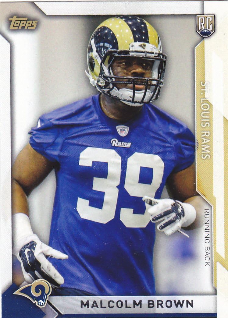 2015 TOPPS FOOTBALL MALCOLM BROWN RC ROOKIE FOOTBALL CARD