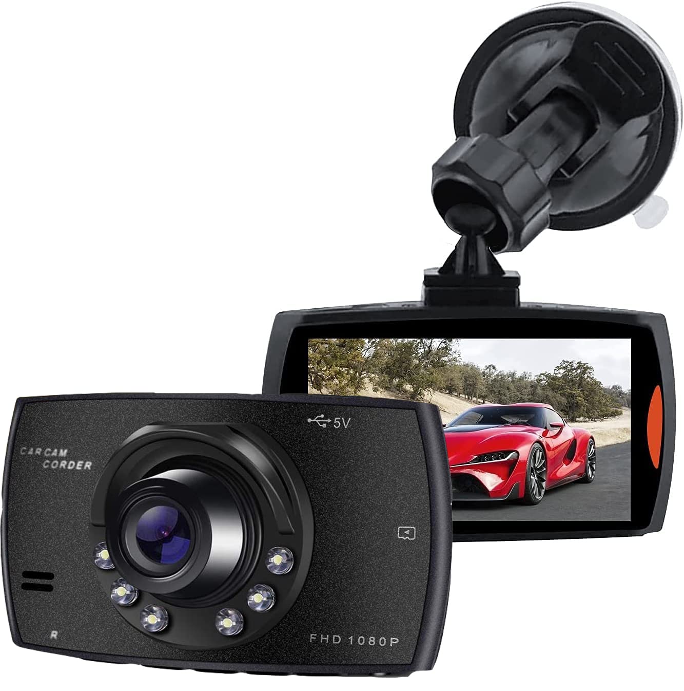 KISHOW DASH CAMERA ブラック Coldwords Dash Cam 1080P Full HD Dash Camera In Car Camera
