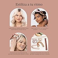 Vista 6 de Kitsch Rizadores de Cabello de Satén Sin Calor – Rizadores de Cabello Sin Calor para Dormir y Obtener Rizos Durante la Noche – Varillas Rizadoras