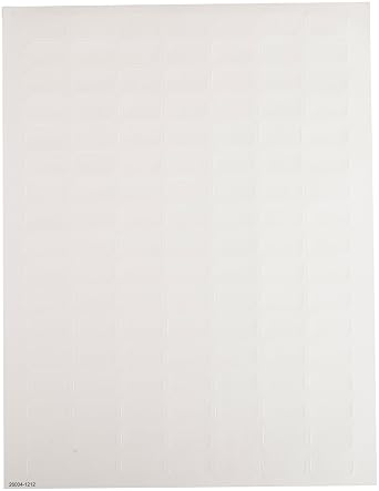 LCRY-2380 Polyolefin Cryo-Babies Laser Label, Use with 0.5ml Tubes, 0.50" Width x 0.94" Length, White Pack of 2380