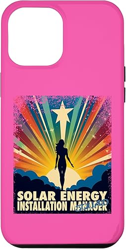 iPhone 14 Plus Gestor de instalación de energía solar Funny Female Hero Women Case