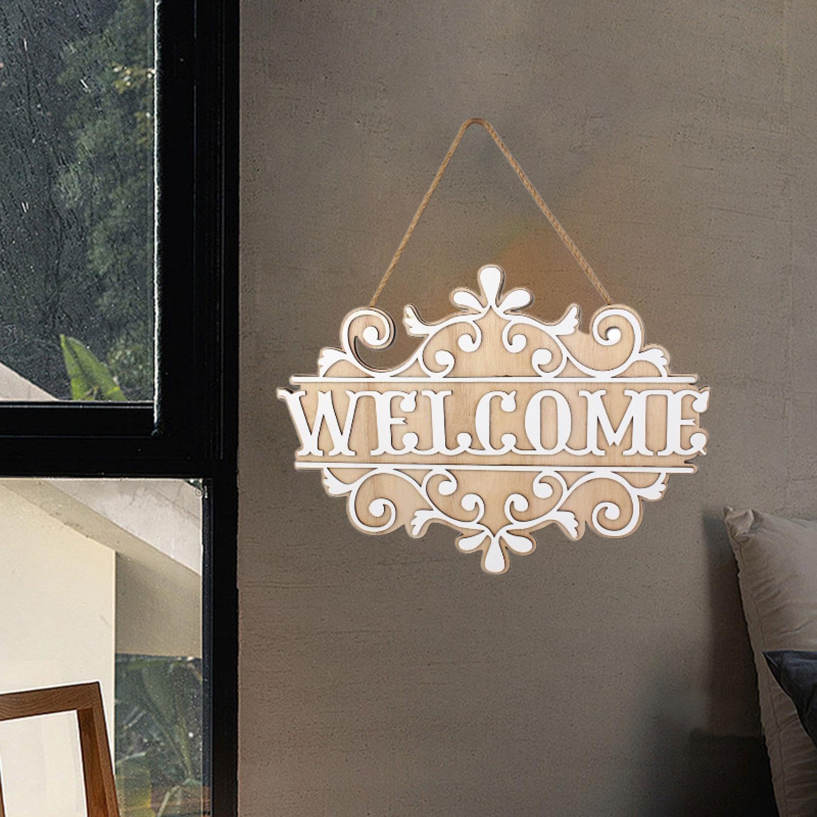 NEME入り WELCOME PLATE XLWLLNJ Placa Welcome Welcome Placa de Weld Welcom | Amazon.com.br